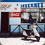 Internetcafe i Namibia